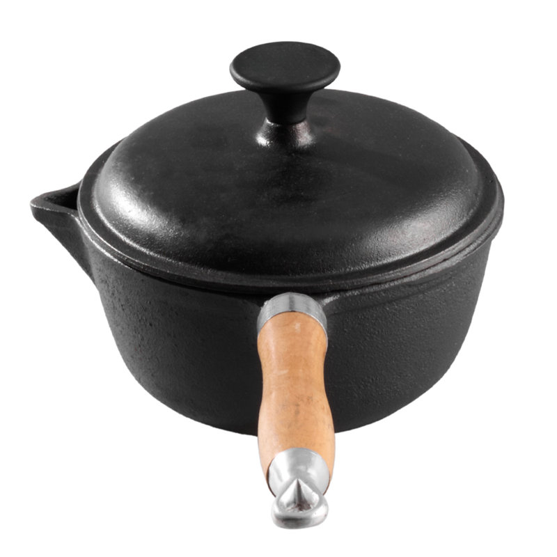 Belfry Kitchen Reales Cast Iron Stock Pot, 8cm H x 39cm W x 18cm D