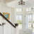 3-Light Black Drum Cage Ceiling Light
