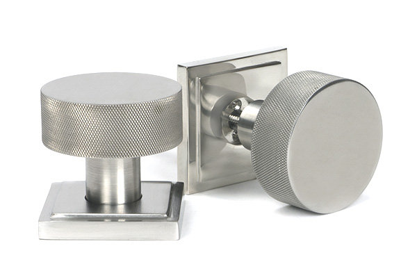 Brompton Interior Mortise Knob Set , Satin Marine