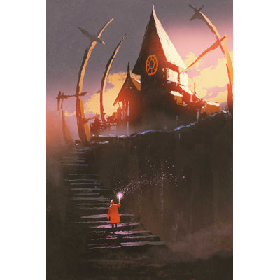 «Witch Castle», impression sur toile tendue