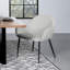 Fauteuil rembourré gris et noir Keldan