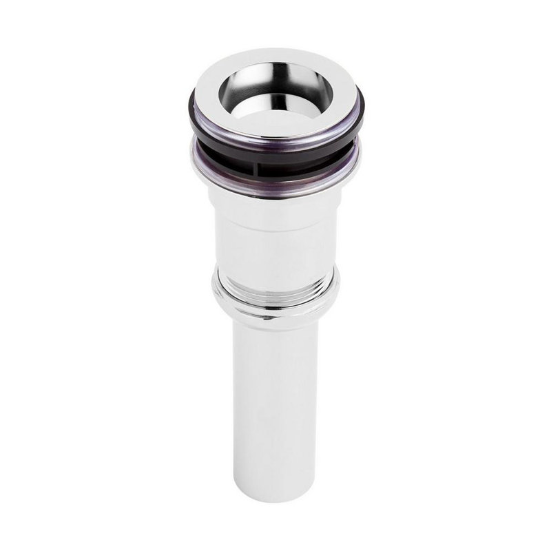 Drain escamotable pour lavabo de salle de bain, Chrome