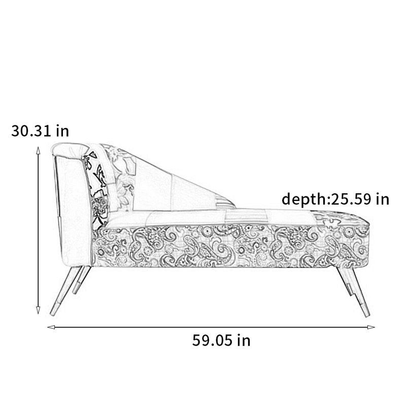 Chaise classique de haute qualité, Orienté à gauche (vu de face)