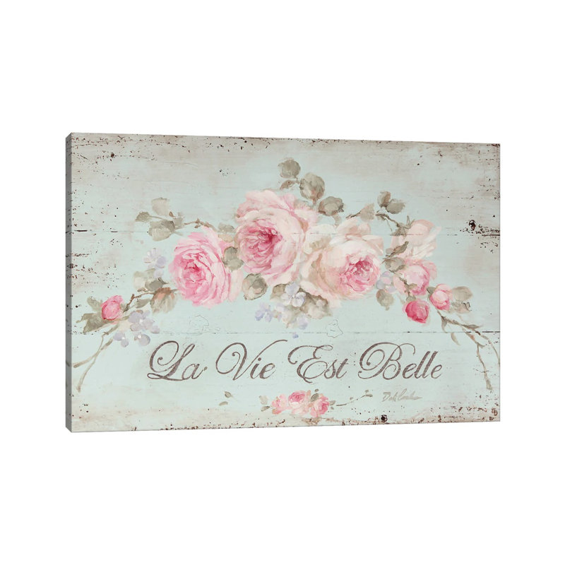 «Life Is Beautiful» par Debi Coules - impression sur papier, Toile, H 18 po x l 26 po x p 1,5 po