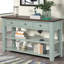 Console en bois de pin massif avec 3 tiroirs de rangement et 2 tablettes-8178802-8178700