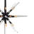 Ariel 16-Light Orb Starburst Chandelier w/ Crystal Spires