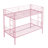 Metal Bunk Bed Pink Twin Over Twin