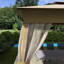 Pavillon de jardin en acier avec double toit-114358759-114358758