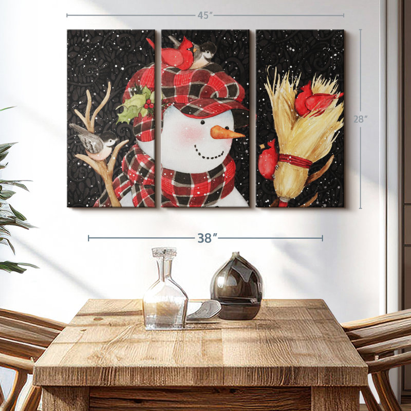 «Sam Snowman» sur, 45" H x 28" W