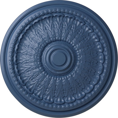 Endurathane Brunswick Ceiling Medallion, 27"OD x 2 1/2"P (Fits Canopies up to 4 1/2"), Hand-Painted Americana Finish