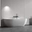 Baignoire une pièce autoportante ovale à surface solide Modern Minimalist-138338143