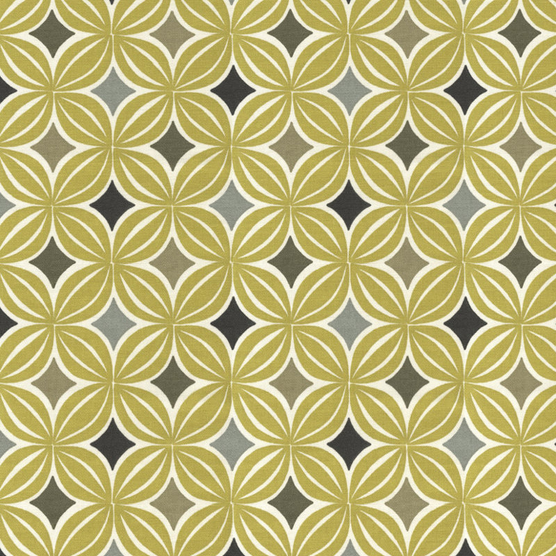 Laila 100% Cotton Fabric, Ochre Yellow