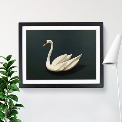 Intense Swan - Framed Print