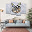 " Geometric Cat Multi Piece Canvas Print " by Jonathan A. 4 - Pieces-93025656