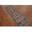 Tapis de couloir indien fait à la main rose Oushak 3 x 8