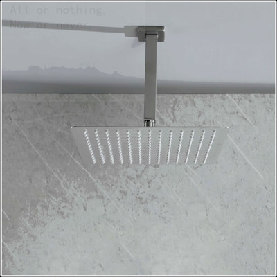 Rain Shower Head High Pressure Rainfall Showerhead Water Saving