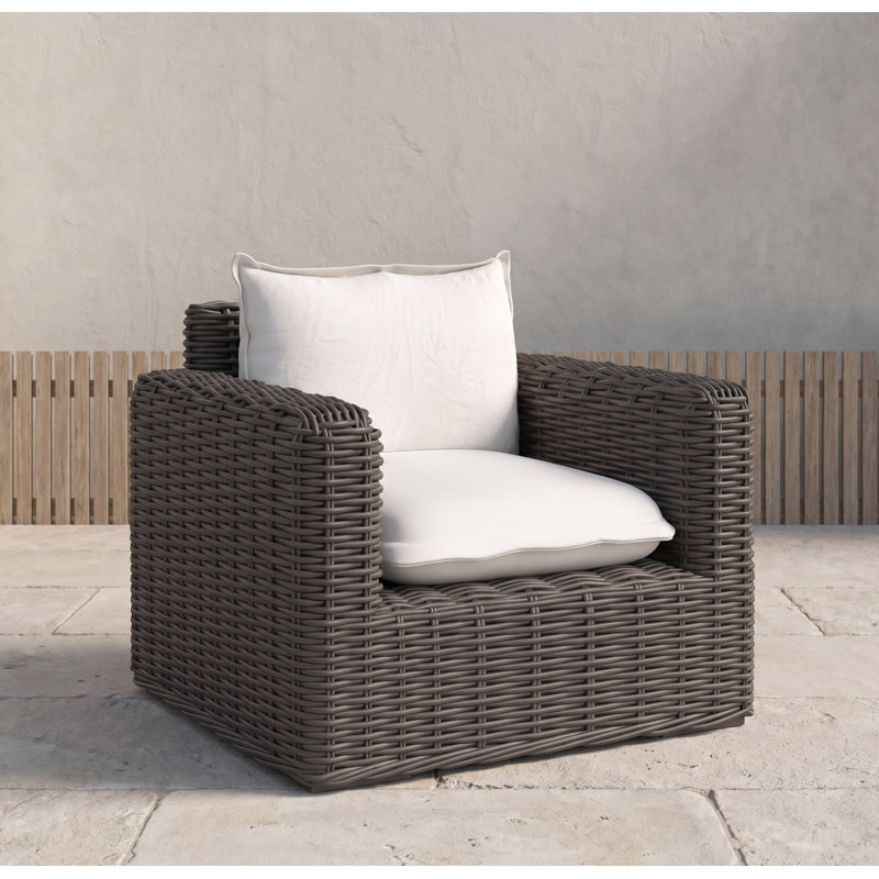 Cabo Outdoor Lounge Chair, Swivel
