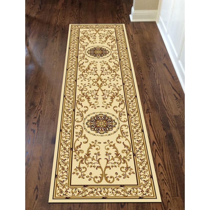 Tapis ivoire High Point, Tapis de couloir 2 pi 2 po x 8 pi