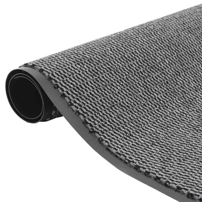 Non-Slip Indoor / Outdoor Door Mat, 115cm W x 500cm L, Anthracite