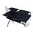 Rectangular Computer Desk With Keyboard Tray, Black