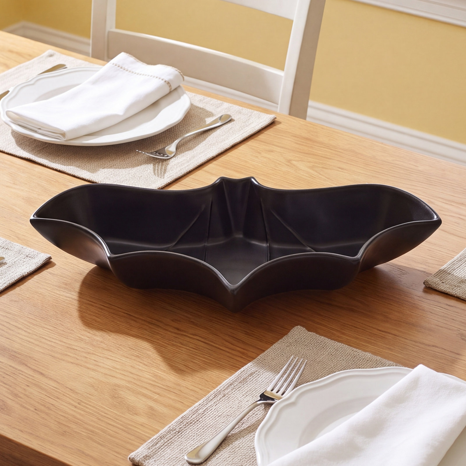 Hartsell Bat Porcelain Nut Bowl