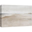 Minimal Landscape "Coastal Sandy Beach Seascape Artwork, Abstract Minimalist Neutral Decor Wall Pictures, Large Framed Canvas Giclee Print Wall Art"-93389237-93389240-119598453