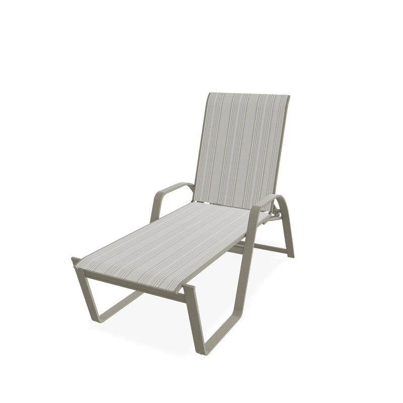 Chaise longue empilable Aruba II, Port, Tempête