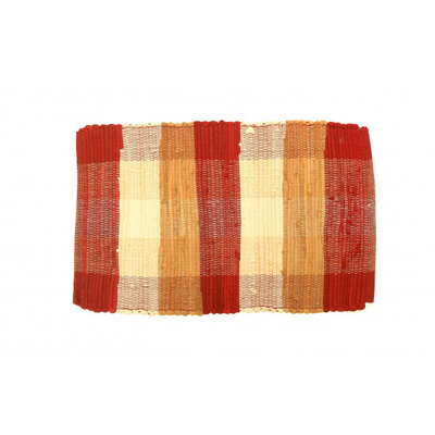 Lakeicha Cotton Checkered Rectangle Placemat