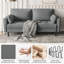 2 Seater Linen Loveseat-226880673