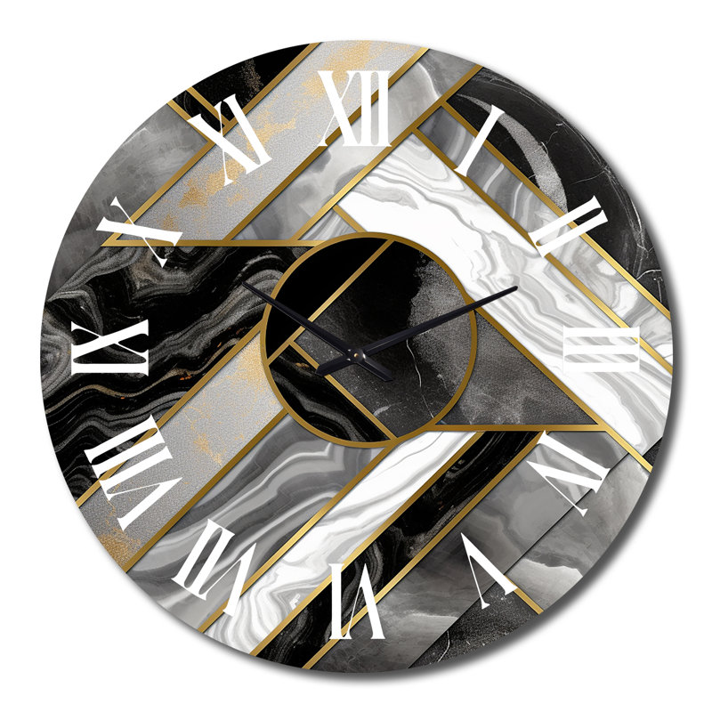 Metal Wall Clock, Large