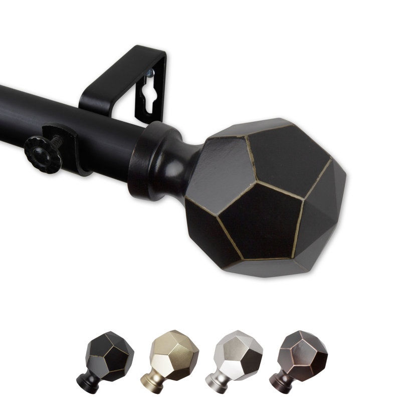Simple 1 po Darden, Noir, 120" – 170"