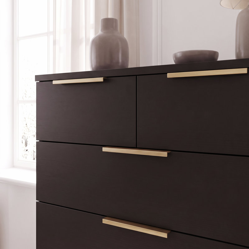 Glenhaven Chest of 7 Drawers, Black