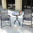 Bethania Round Glass Outdoor Bistro Table , 23.6 " W 23.6 " D