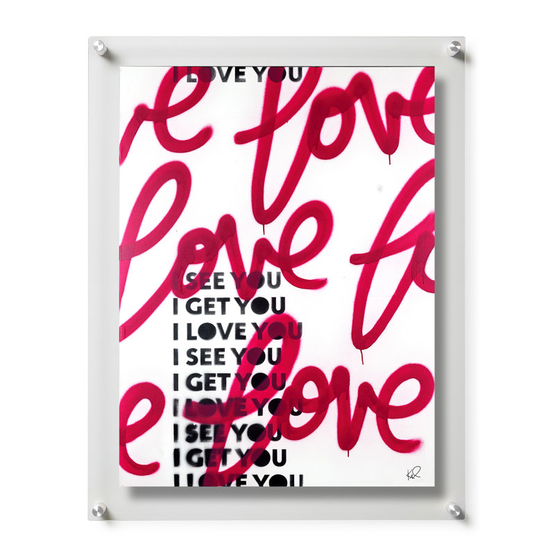 Sea of Kisses by Kendall Boggs, Framed Print without Mat, 32" H x 32" W