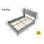 Structure de lit double avec lit de rangement à vérin à gaz avec tête de lit moderne à oreilles, ports USB-1142225682-1142225680