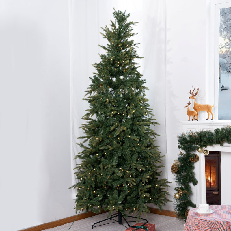 Lighted Artificial Christmas Tree, 8.5 ft