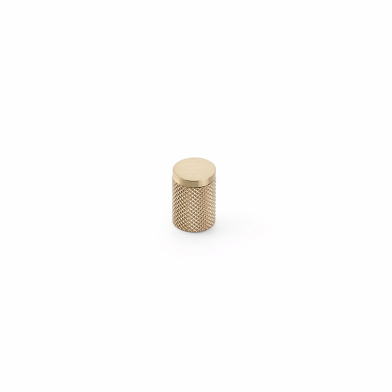 Modo Cylindrical Knob, Signature Satin Brass