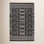 Phoebe Black Light Gray Washable Chevron Rug
