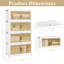 Grands bacs de rangement empilables avec couvercles-111089988
