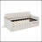 Twin Size Upholstery Daybed With Trundle And USB Charging Design,Trundle Can Be Flat Or Erected-1396828120