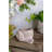 8.3x7x4.7" Decorative Sand and Cement Snail Planter with Textured Beige Finish