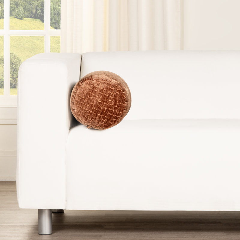 Coussin décoratif Louis, 39" x 8", Polyester, Nutmeg