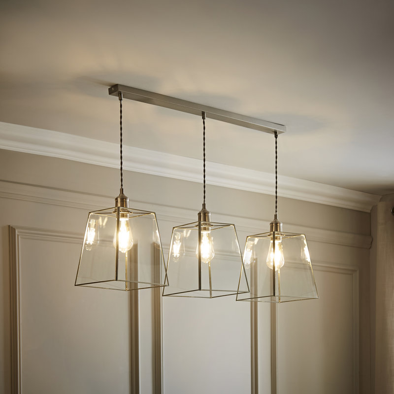 3 - Light Pendant, Yes, Chrome
