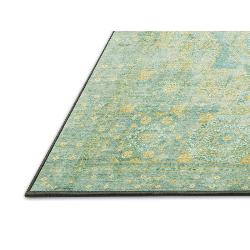 Abstract Indoor Rug, Rectangle 7' x 9'