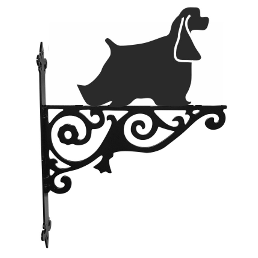 American Cocker Spaniel Ornamental Hanging Bracket
