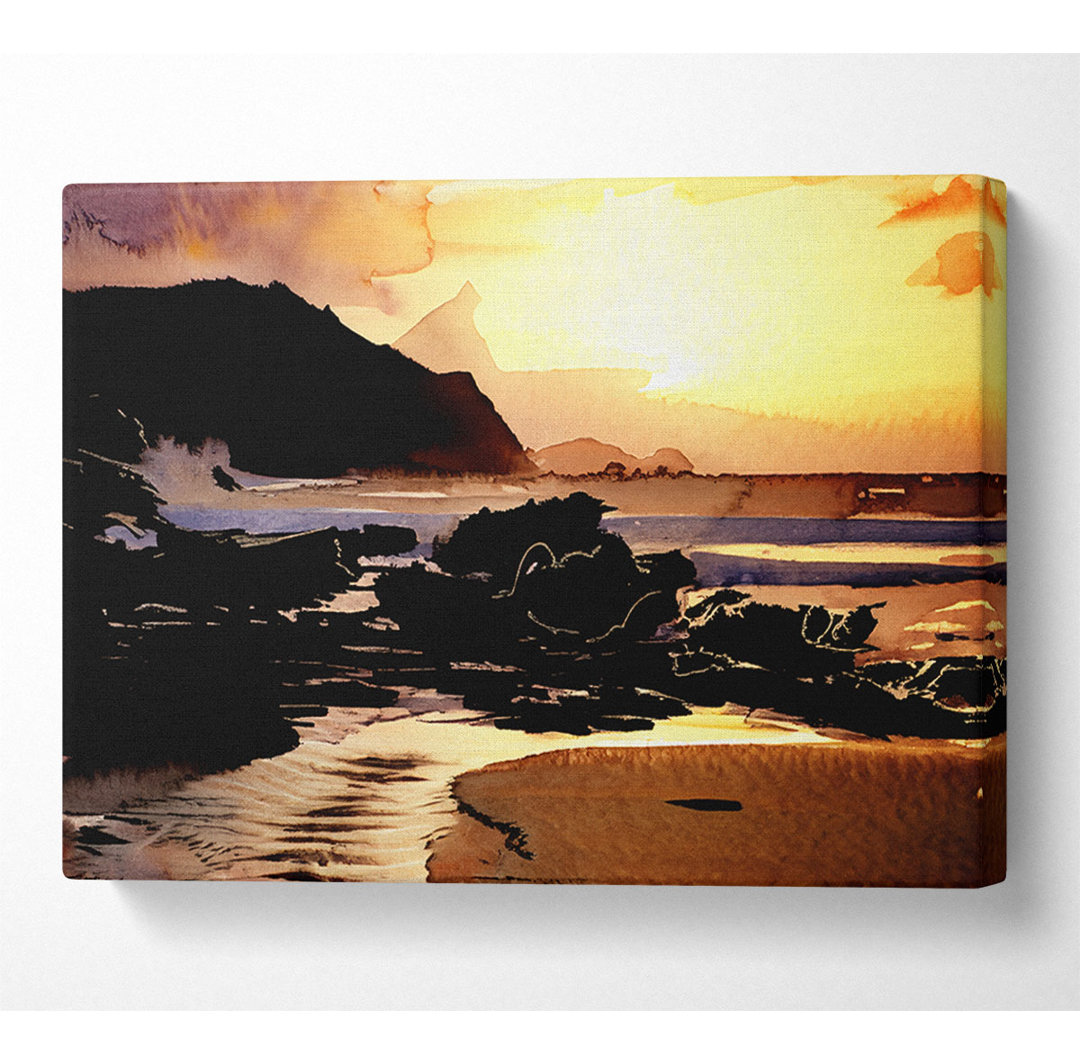 Love on the Rocks - Kunstdrucke auf Leinwand - Wrapped Canvas