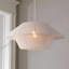 1-Light Boho Wabi-Sabi Dimmable Hat Pendant