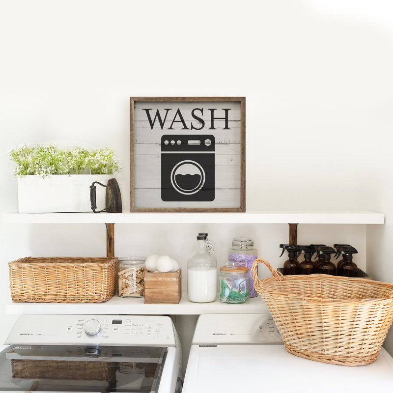 Series Wash Icon Whitewash, 4" H x 4" W