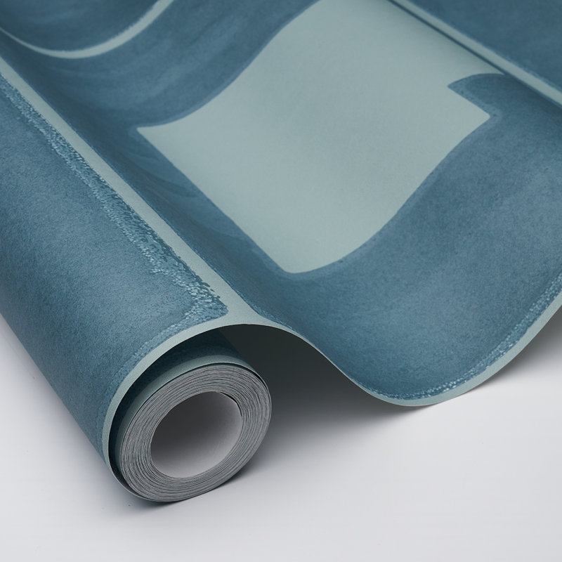 Schumacher x Backdrop Palindrome Wallpaper, Teal