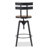 Industrial-Style Height-Adjustable Bar Stool